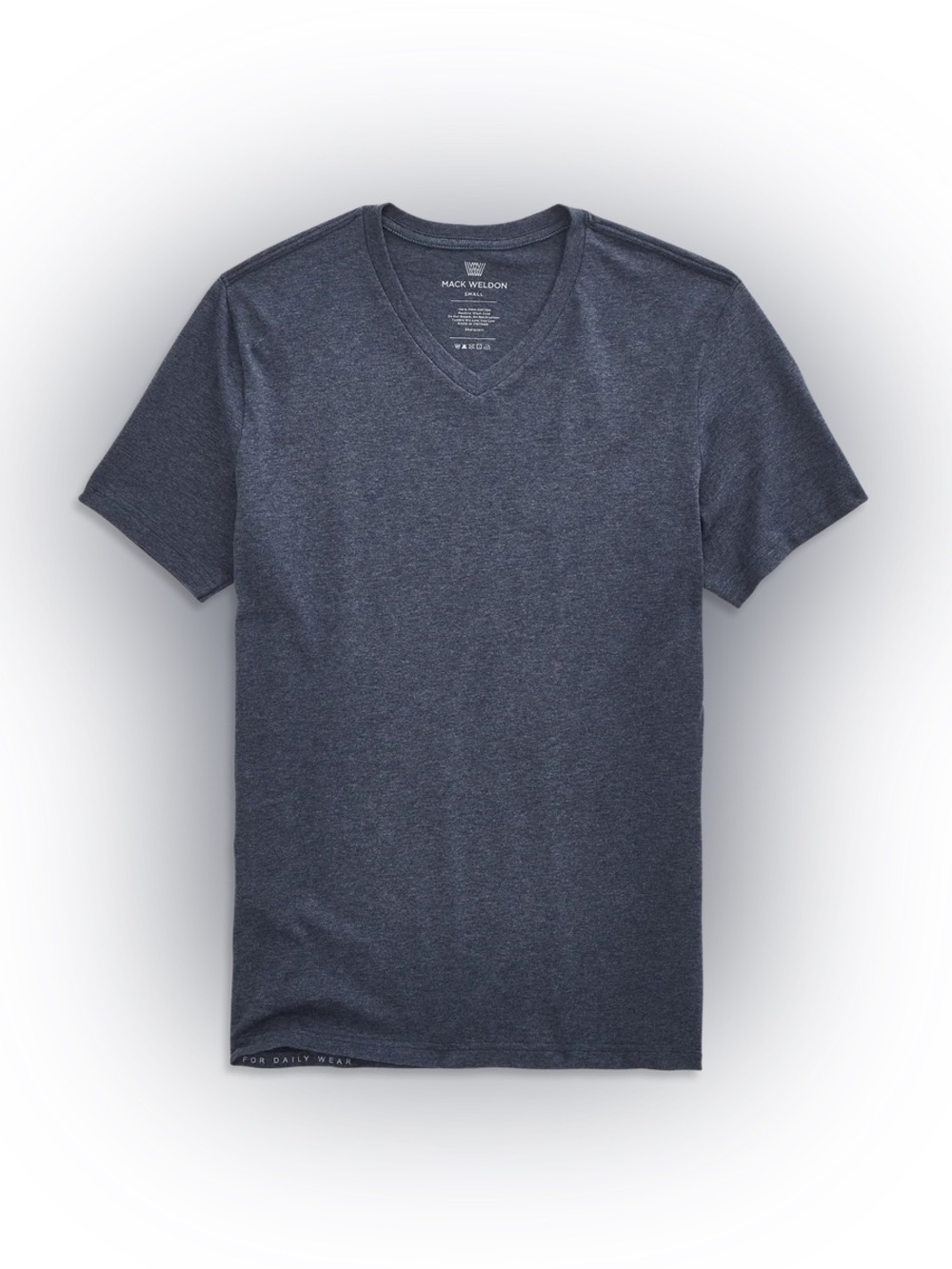 Mack Weldon NWOT Pima Vneck Navy Heather